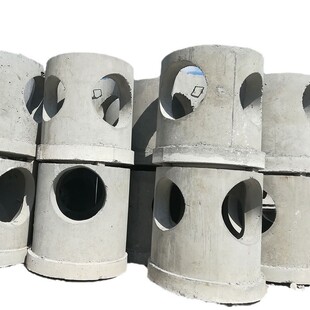 水泥检查井厂家供应方井预制水井消防井圆形土井污井筒钢筋混凝雨