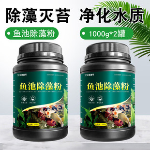 鱼池除藻清除剂去绿藻青苔鱼塘除绿水蓝褐丝藻剂鱼缸除藻粉去苔剂