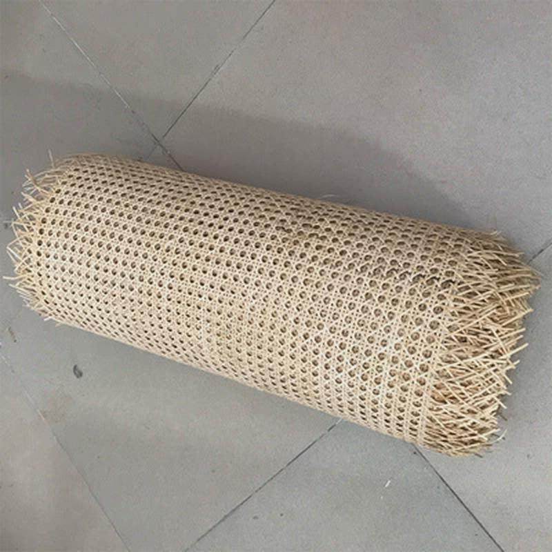 藤编材料塑料六角八角眼笪藤编吊顶隔断屏风背景墙藤席藤椅