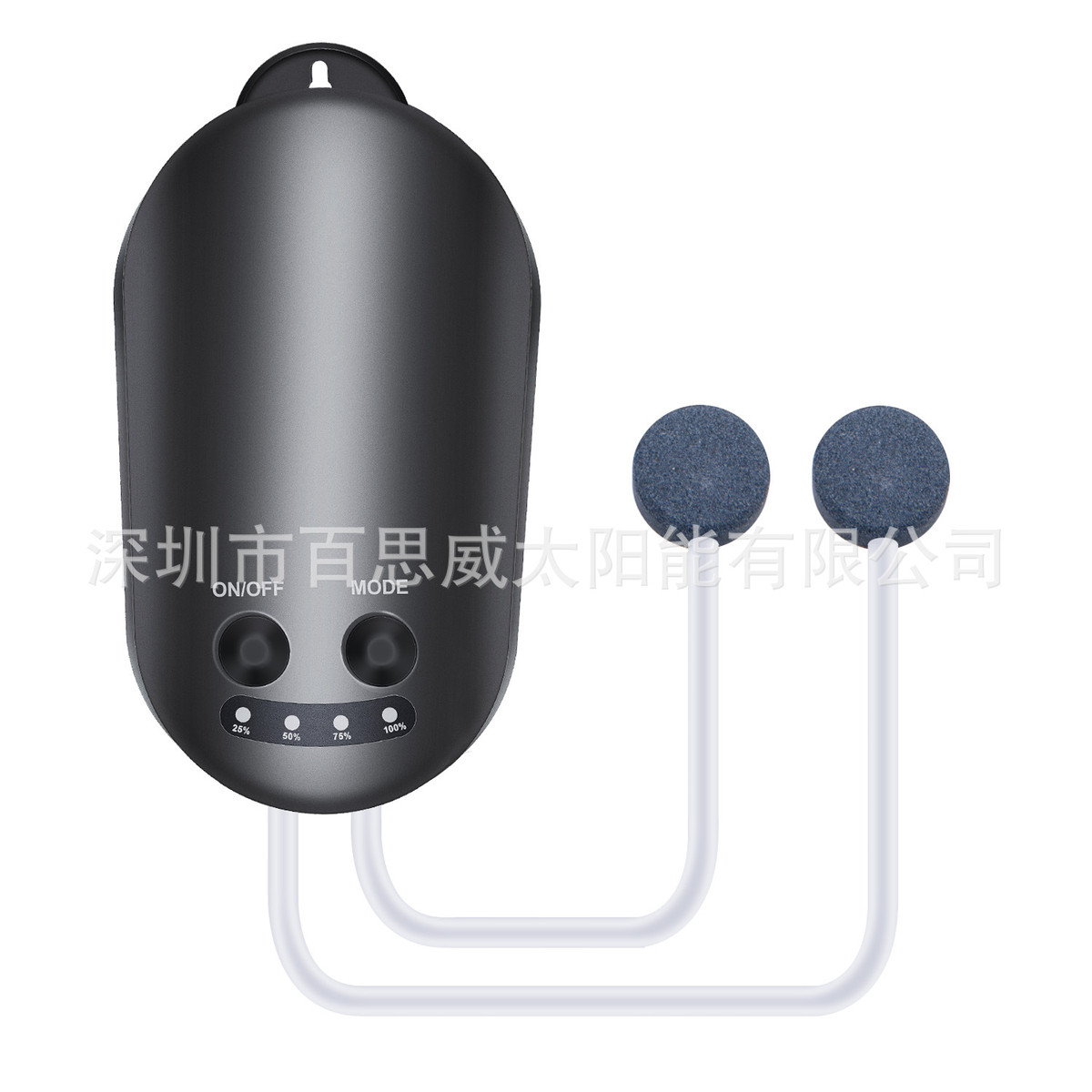 带太阳能水族增氧泵家用户外钓鱼池塘鱼缸新款气泡石曝气机