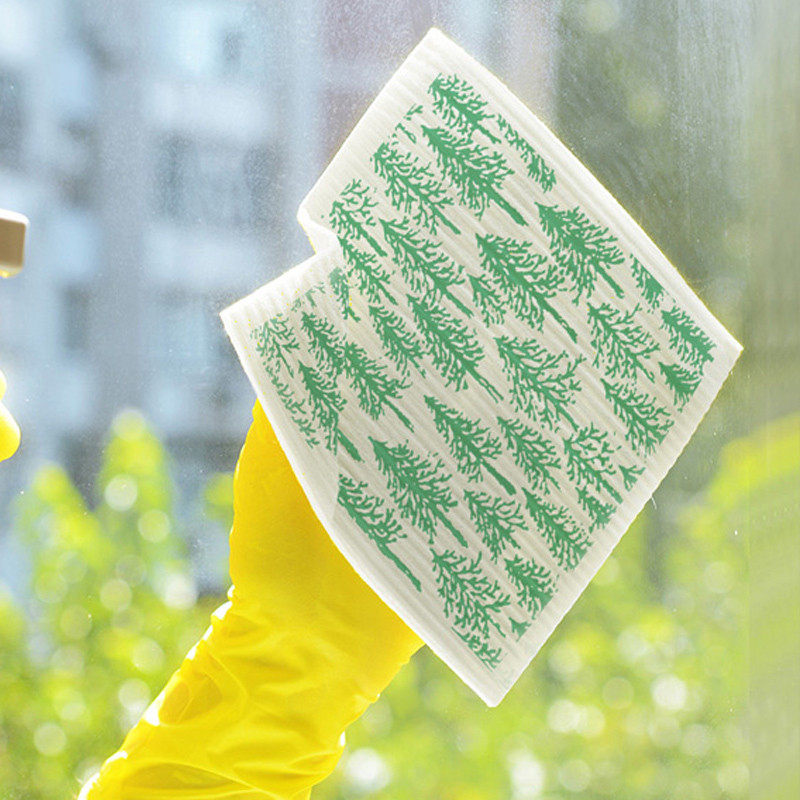 W1TR木浆棉印花抹布厨房可水洗百洁布厚家务清洁布不掉毛去油,家庭/个人清洁工具,抹布,淘宝优惠券,粉丝福利购,淘宝优惠卷