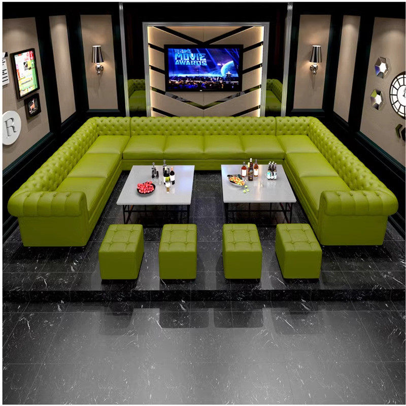 高端KTV沙发派对房酒吧沙发卡座歌舞厅会所包厢家庭ktv茶几