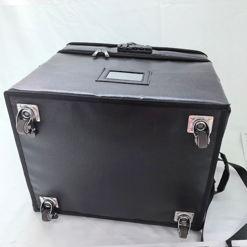 可折叠黑色带轮防火现货反光室内便捷收纳大容量多功能文件箱