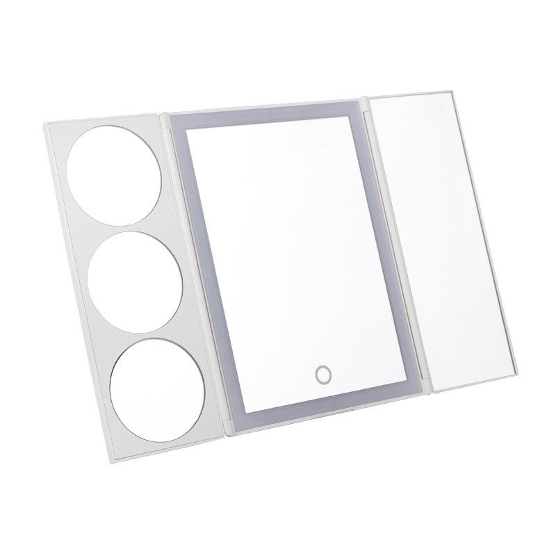 厂家凯文37倍72灯三折支架台镜2倍3灯5倍放大led环形灯带化妆镜子,农机/农具/农膜,播种栽苗器/地膜机,淘宝优惠券,粉丝福利购,淘宝优惠卷