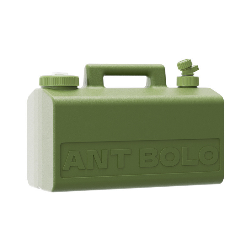 批发户外露营便携式手提车载储水箱带龙头食品级长方形大容量水桶