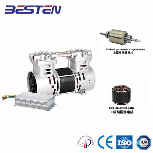 热销空气压缩机油无7bar8bar12v24v48v车载小型空气压缩机dc80vd