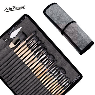 笔帘油画笔水粉水彩画笔支批发 混装 热卖 25刷尼龙毛画笔套装