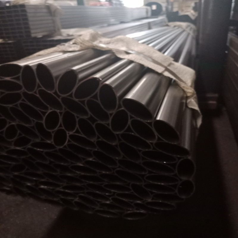 热销异形无缝鸭蛋管q195鸭蛋椭圆鸭蛋管spcc光亮扁管可折弯健身器