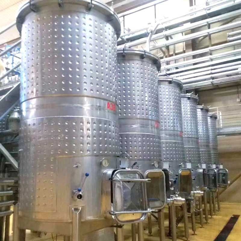 304不锈钢发酵罐厂家储存罐液体菌种酶解罐白酒果葡糖浆立式生产