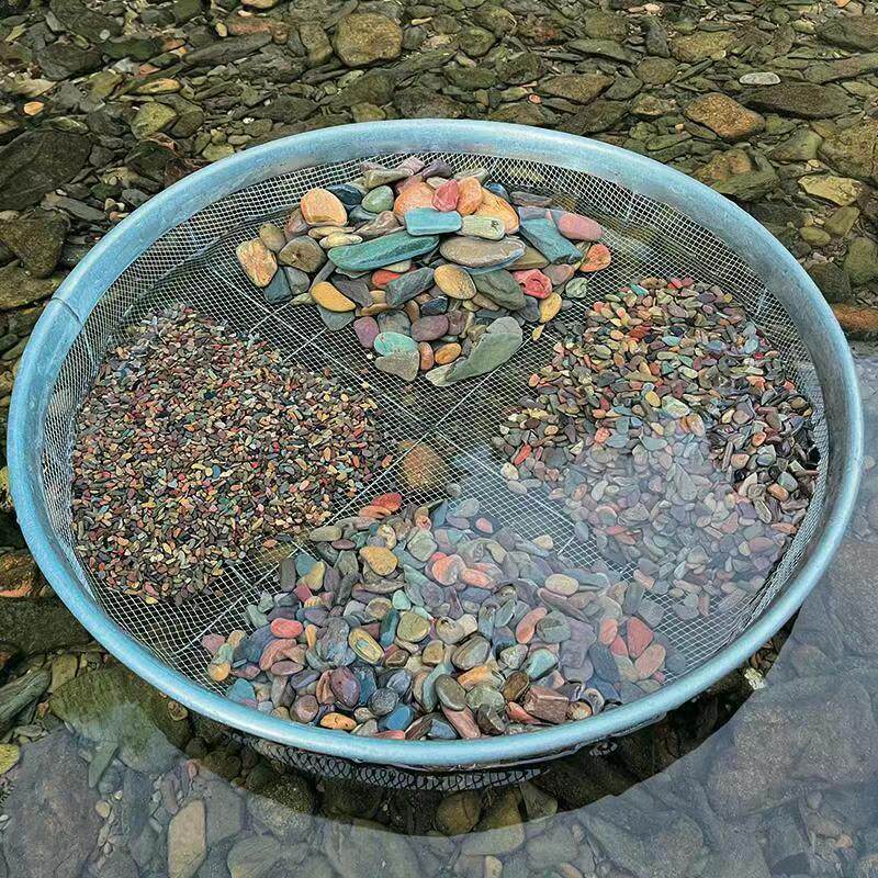 溪流石溪流砂鱼缸造景装饰天然底沙过滤原生水草水族