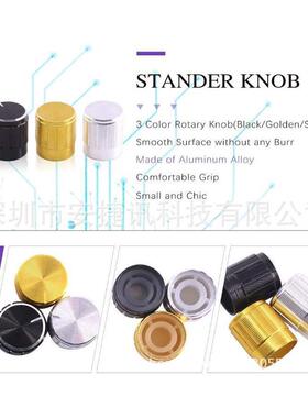 60花轴b5k10k20k50k100k欧姆滚件线性旋转锥形电位器盒装