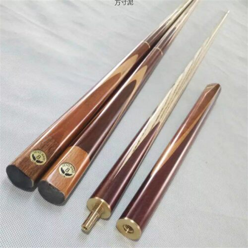 实木包直台球杆黑单节头桌球杆中式公杆八小杆台球杆小头一件批发