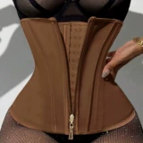 Латексный корсет, послеродовой бондаж, спортивная портупея, утягивающий пояс на талию, популярно в интернете, в обтяжку