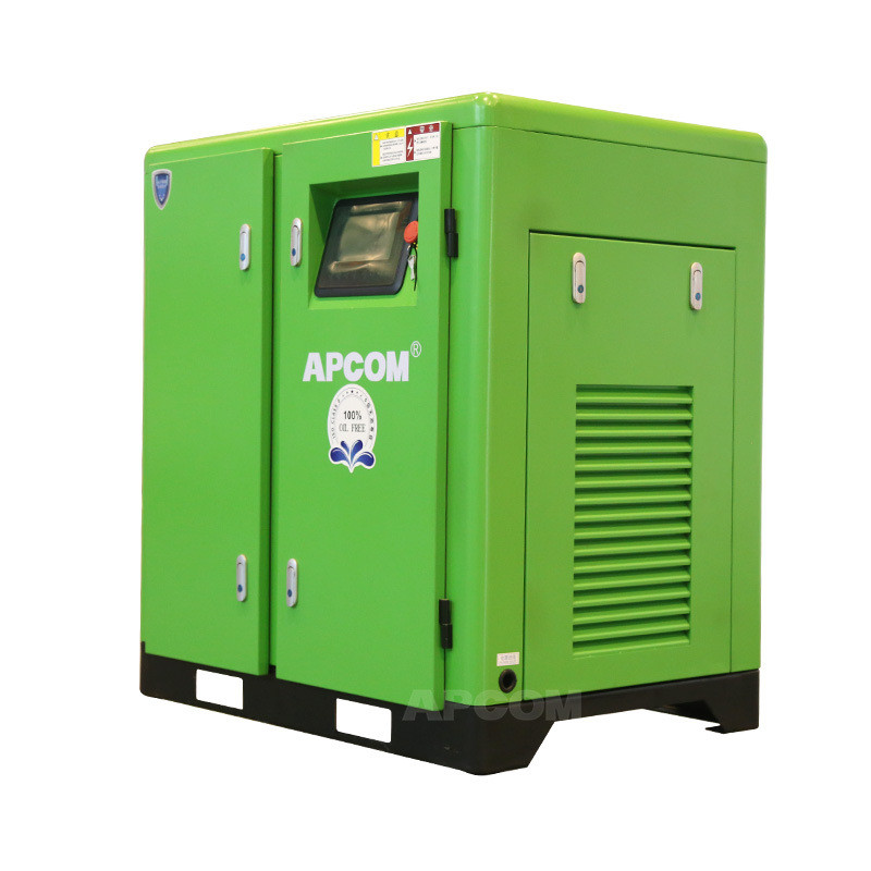 永磁变频水润滑生产厂家油螺杆空压机无30匹22kw螺旋式空气压缩机