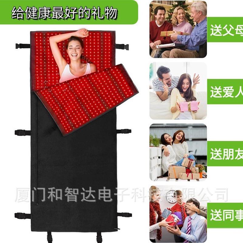 热销红光理疗热敷光疗睡袋脉冲全身理疗光子能量床红光波床垫理疗