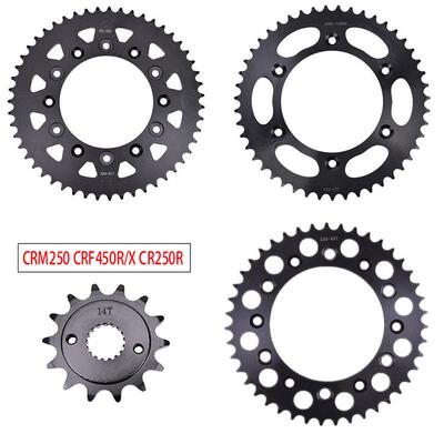 适用摩托车本田CRM250 CRF450R/X CR250R链轮大小齿轮牙盘520套链