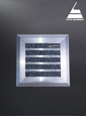 热销北京福踏铝合金地垫铝合金防尘垫ft-1028地垫除尘刮泥避滑商