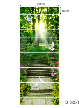 ebay货源欧式风格灰色花砖楼梯自粘墙贴楼梯装饰贴家居装饰