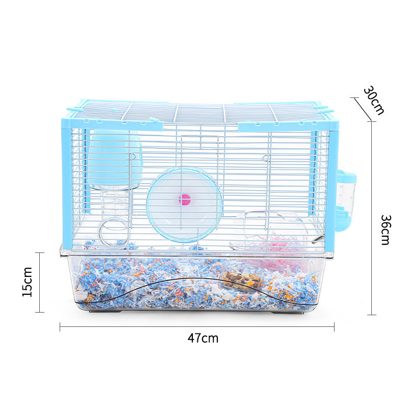 仓鼠套装60基础笼全透明亚克力大别墅47金丝熊大空间加固科养宠物