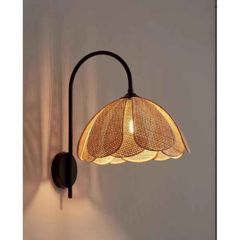 中古奶油风吊灯法式餐厅客厅卧室吊灯创意北欧日式高级感花瓣灯