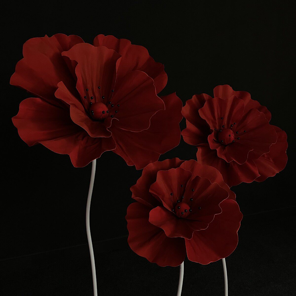 新款婚庆道具泡沫婚礼花丝网舞台布置路引橱窗摆件拍摄道具成品花