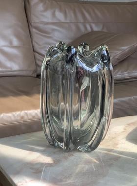 创意现代简约摆设玻璃花瓶摆件餐桌电视柜家居客厅玄关装饰插花大