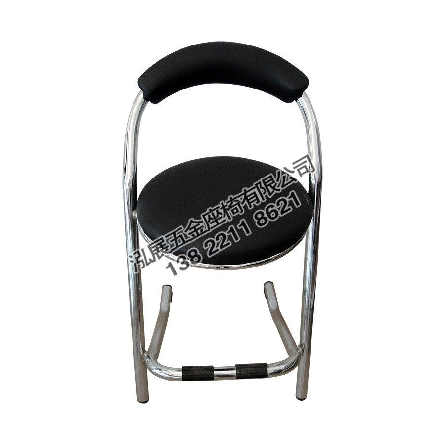 厂家游戏厅游戏机红黑色靠背座椅电玩城批发椅子餐厅不锈钢凳子