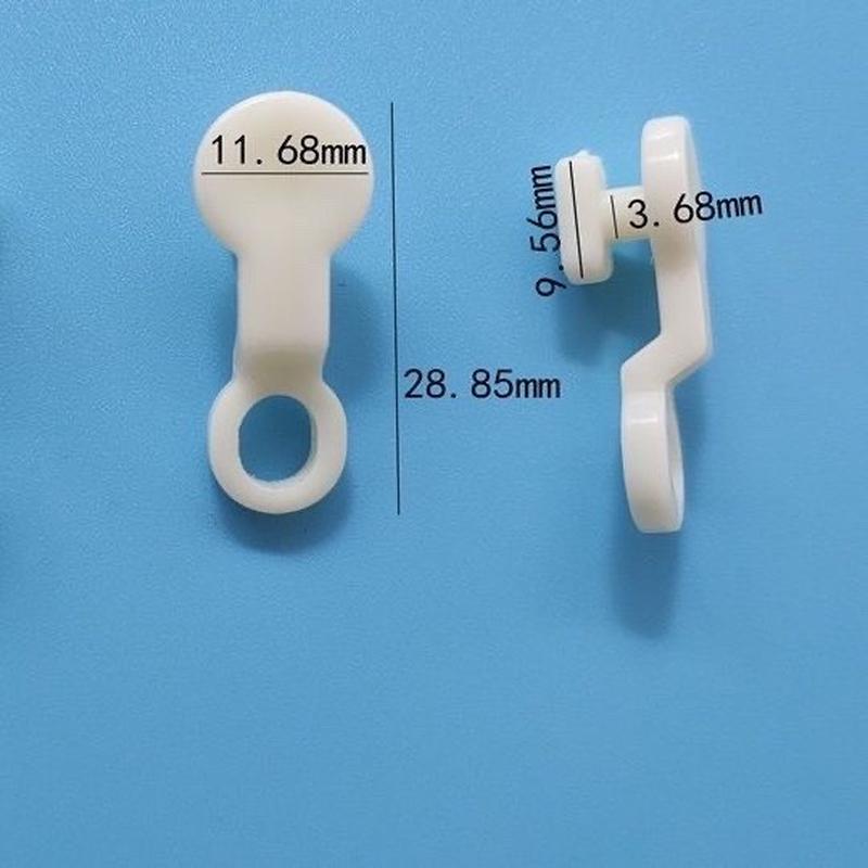 ll窗帘轨道侧滑轨沙窗轮子导轨滑轮方轨轧道滚轴环滑轨走轮窗配滚