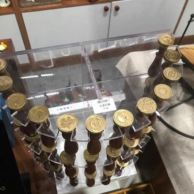 多层亚克力印章架多格印章收纳盒办公用品展示架可按要求加工零切