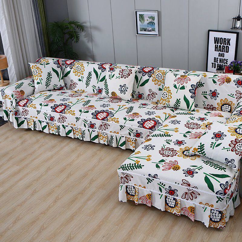 沙发巾防滑万能全包防猫抓四季通用型组合贵妃沙发套罩保护套全盖