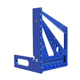 木工四角尺铝合金方尺测量划线尺洞洞尺直角尺布局四代