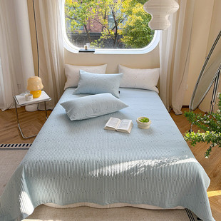 沐颜新款繁星单双面夹棉绗缝床盖三件套 150*230cm系列床盖斜纹