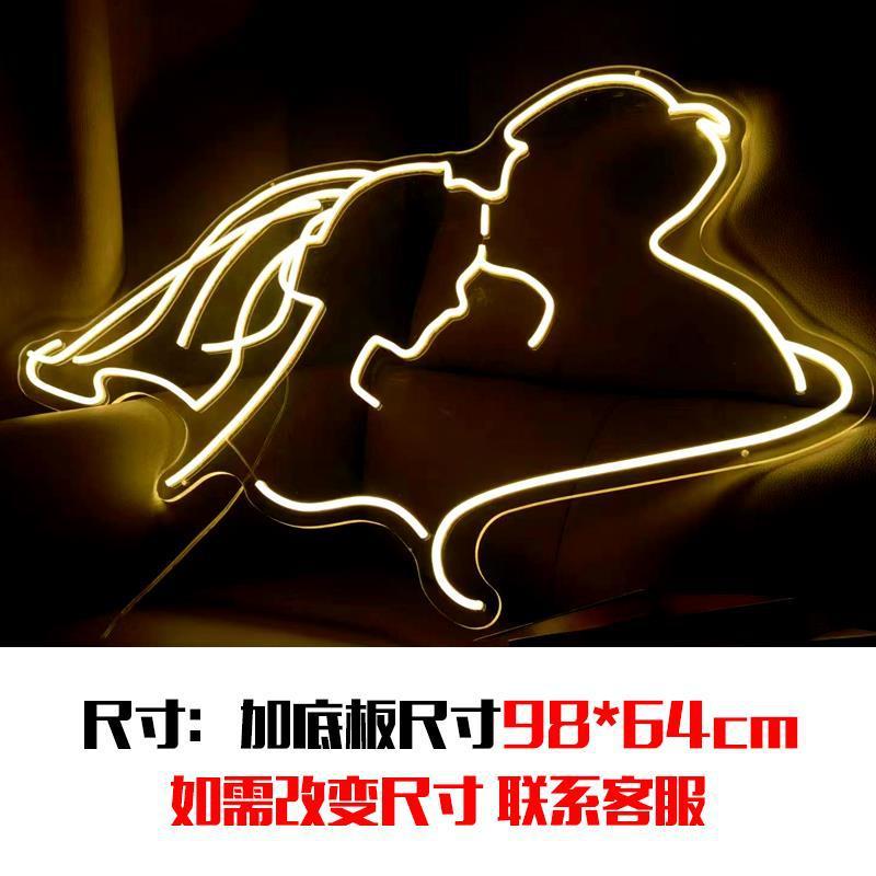营业中庆生日饭店灯带夜店商店霓虹灯发光字发光字悬挂装饰门头in