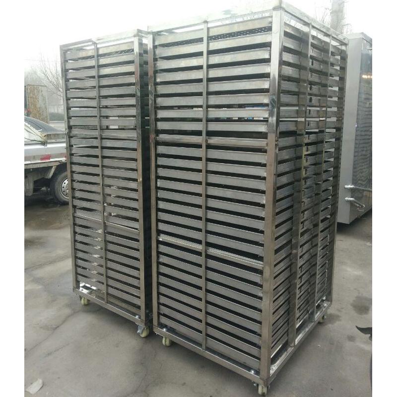 蒸馒头蒸箱双门大型玉米红薯蒸房商用全钢推车式蒸汽蒸箱食品