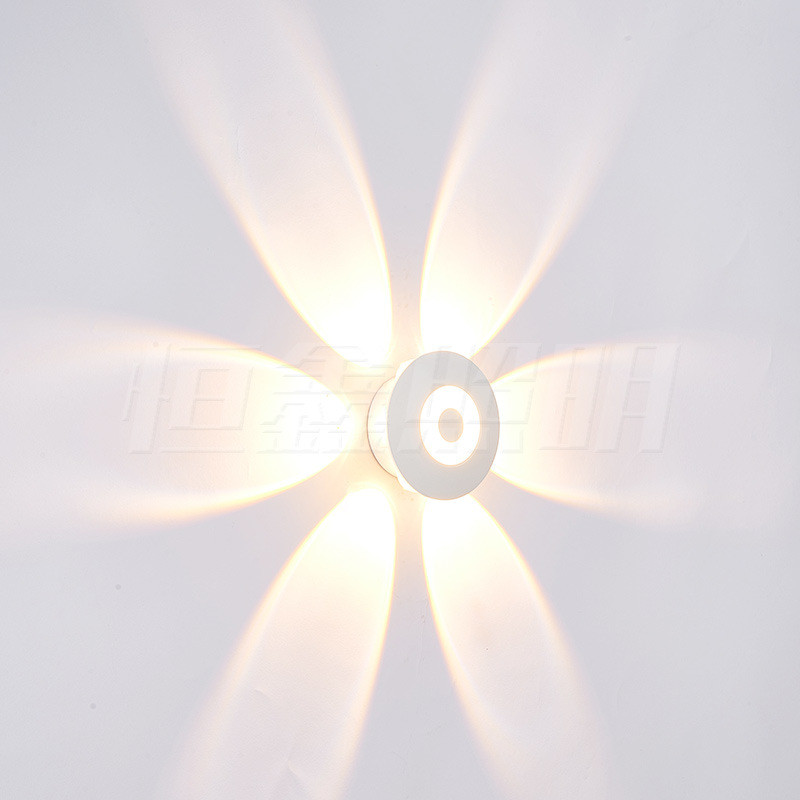 现代简约厂家创意花朵客厅背景墙灯楼梯过道走廊壁灯北欧壁灯批发