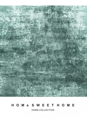 qd4d地垫正方形地毯/美式墨绿色地毯客厅茶几垫/书房转椅轻奢玄关