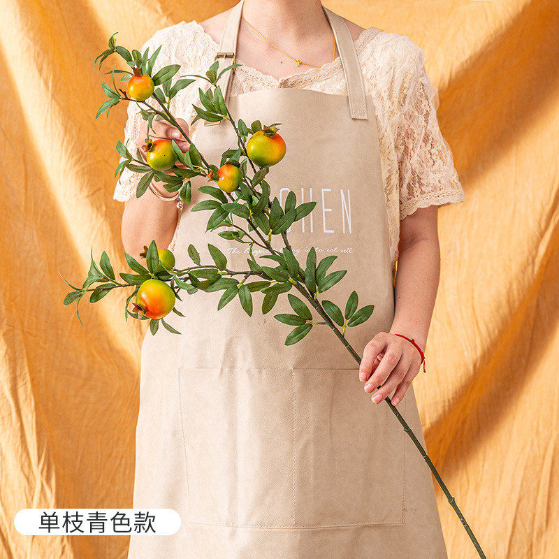 厂家批发仿真石榴枝6果带叶家居酒店软装饰假花枝条客厅绿植摆件,鲜花速递/花卉仿真/绿植园艺,仿真绿植,淘宝优惠券,粉丝福利购,淘宝优惠卷