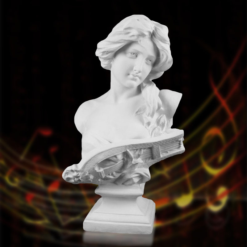 艺伯乐素描大琴女73cm美术石膏像静物写生人像教具雕塑雕像摆件