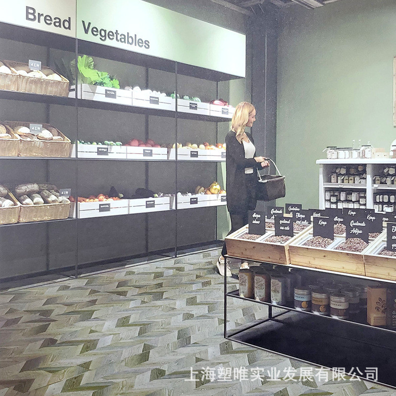 Gerflor洁弗乐洁福SCALA木纹片材SPC锁扣卡扣PVC地板加厚4mm石塑