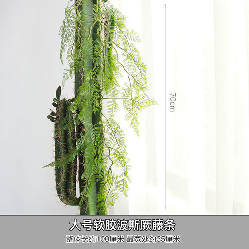 仿真蕨类吊藤室内森系造景壁挂植物角装饰藤蔓垂吊墙面上悬挂绿植