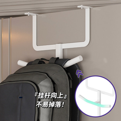 门后置物架书包学生背包窄超薄儿童收纳架神器入户进卧室空间利用