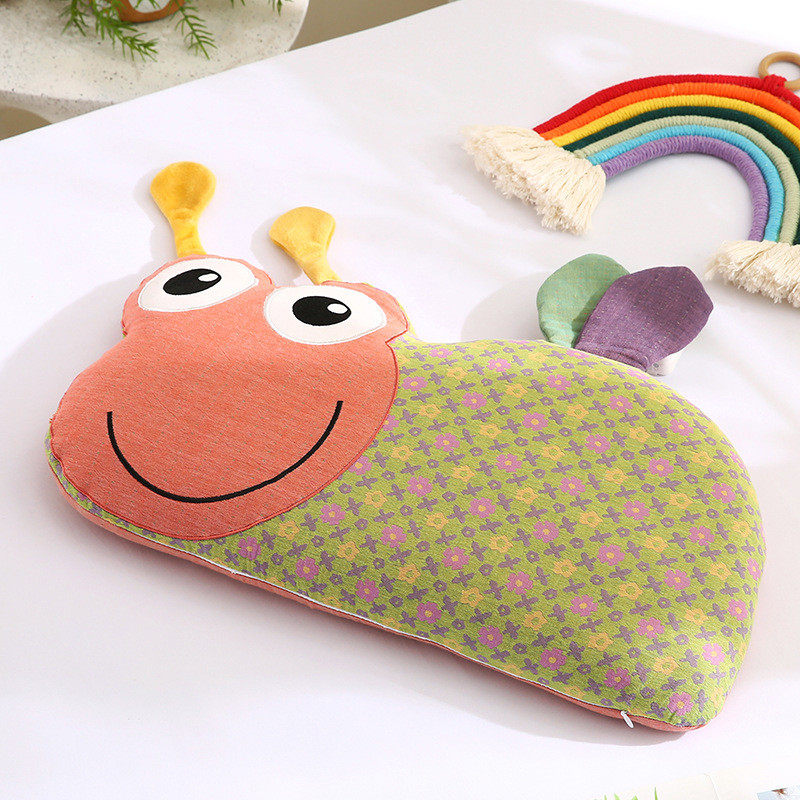 卡通小可爱蜗牛全棉吸汗透气荞麦枕儿童学生枕头枕芯可拆洗批代发,床上用品,枕头/枕芯,淘宝优惠券,粉丝福利购,淘宝优惠卷