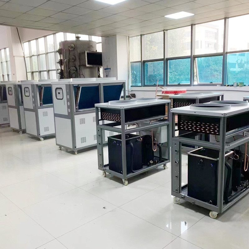 风冷冷水机吹塑吸塑工业冻水机造粒制冷机注塑模具挤出小型机器