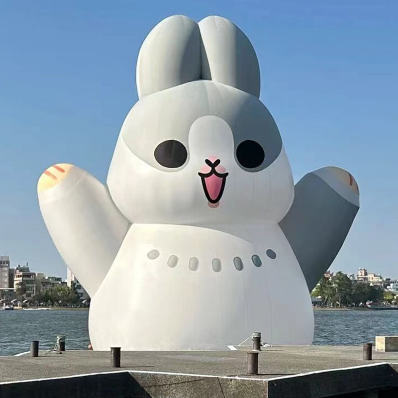 大型pvc闭气气模水上乐园展览卡通气模创意艺术漂浮广告布置装饰