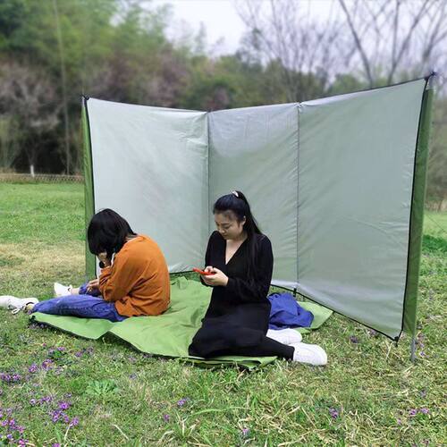 新款户外露营挡风板墙耐用遮阳防尘防风防雨防晒加宽加厚屏风厂家