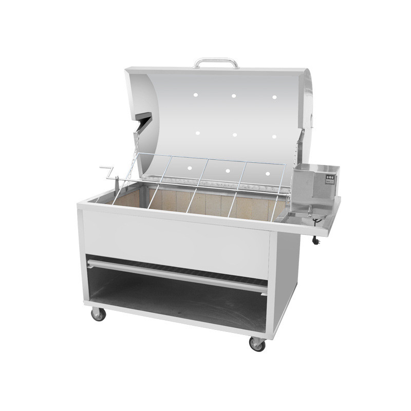 翻转炉子商用全自动烤全羊碳烤羊腿羊排炉气烤猪炉烤全羊架子