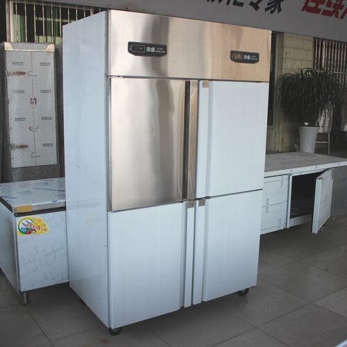 热销不锈钢四门冰柜门四开冰柜商用厨房冰柜不锈钢六门冰柜冷冻柜