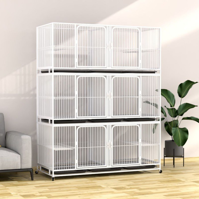 三层繁殖笼宠物笼室内猫舍繁育笼宠物店寄养小型犬狗笼猫笼子猫笼