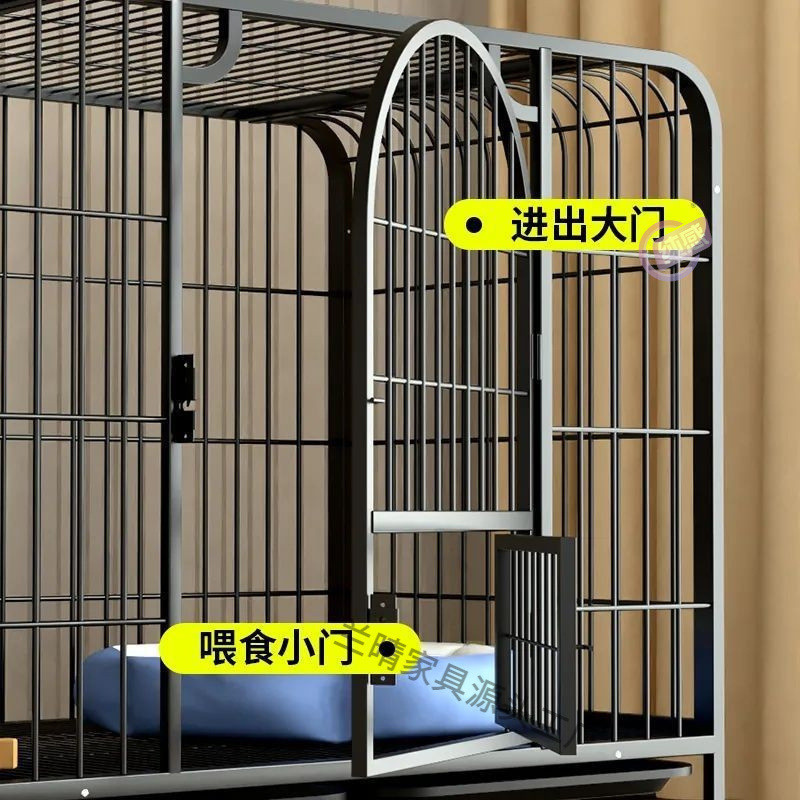 热销狗笼子宠物笼中室内泰迪金毛狗笼小型犬专用带厕所家用柯基大