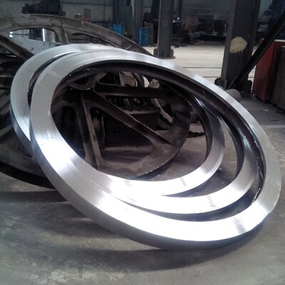 回转窑机械配件滚筒造粒机复合肥造粒机配件滚圈烧结炉拖轮挡轮